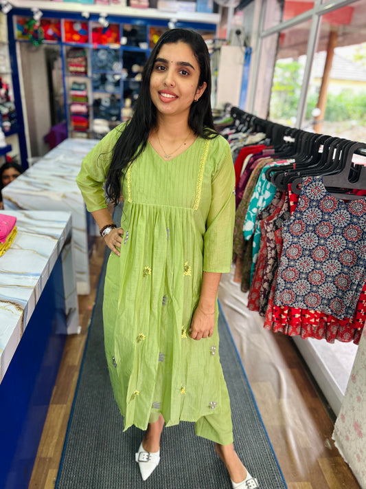 Mul Chanderi Coord set