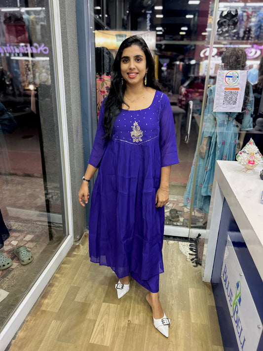 Mul Chanderi Coord Set